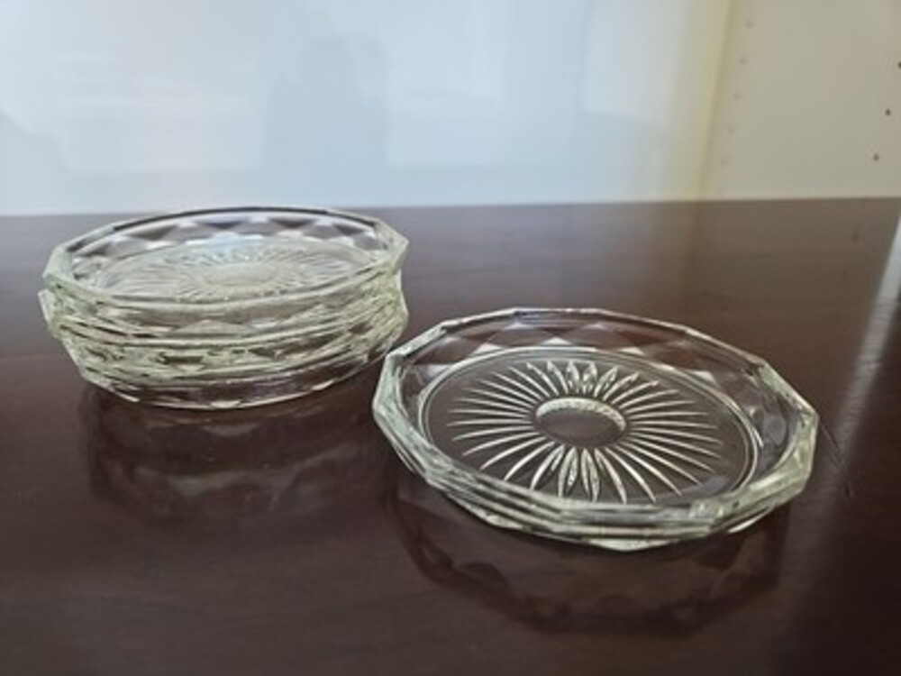Vintage Coasters Heisey Starburst  - Set Of 4